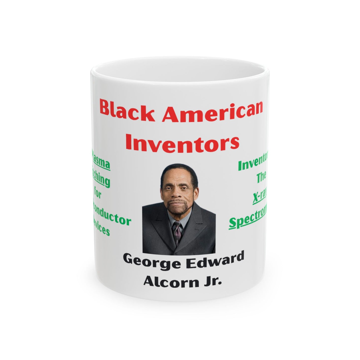 Black American Inventors Ceramic Mug - Coffee Cup, Inspirational Gift, History Lover, Educational, Unique Mug, 11oz, 15oz