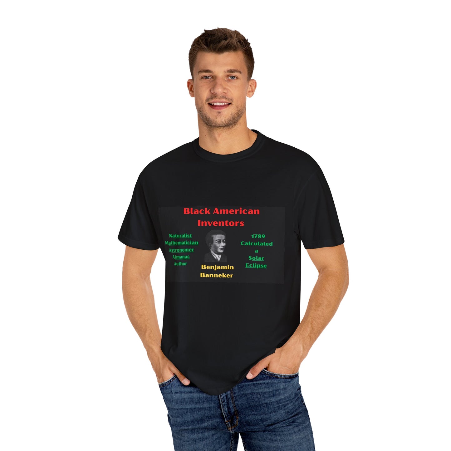 Benjamin Banneker Unisex T-shirt, Black History Shirt, Inventor Tee, Educational Apparel, Gift for Teacher, Mens Womens Top