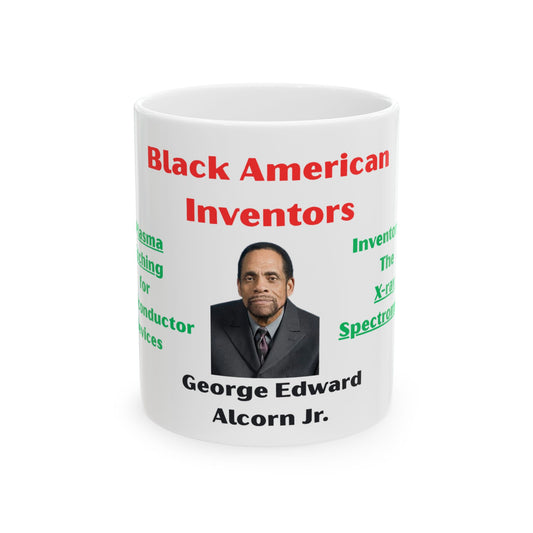 Black American Inventors Ceramic Mug - Coffee Cup, Inspirational Gift, History Lover, Educational, Unique Mug, 11oz, 15oz