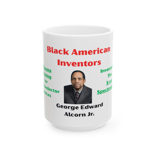 Black American Inventors Ceramic Mug - Coffee Cup, Inspirational Gift, History Lover, Educational, Unique Mug, 11oz, 15oz